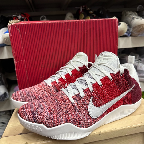 43码/科比11 大学红/411449/篮球鞋/全新原盒/824463-606