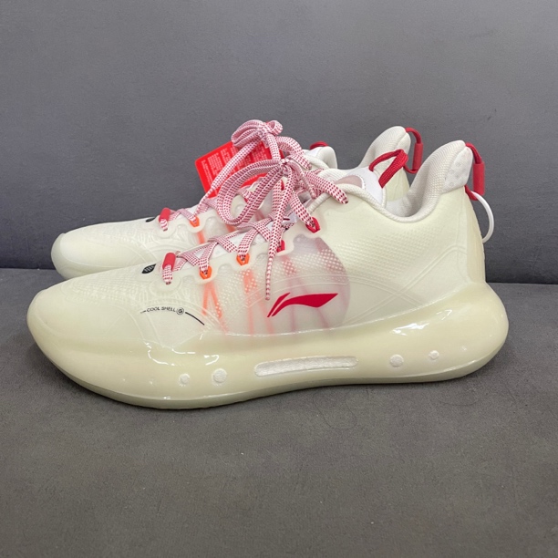 42码/驭帅14䨻白红/E403/篮球鞋/全新原盒/ABAR123-5