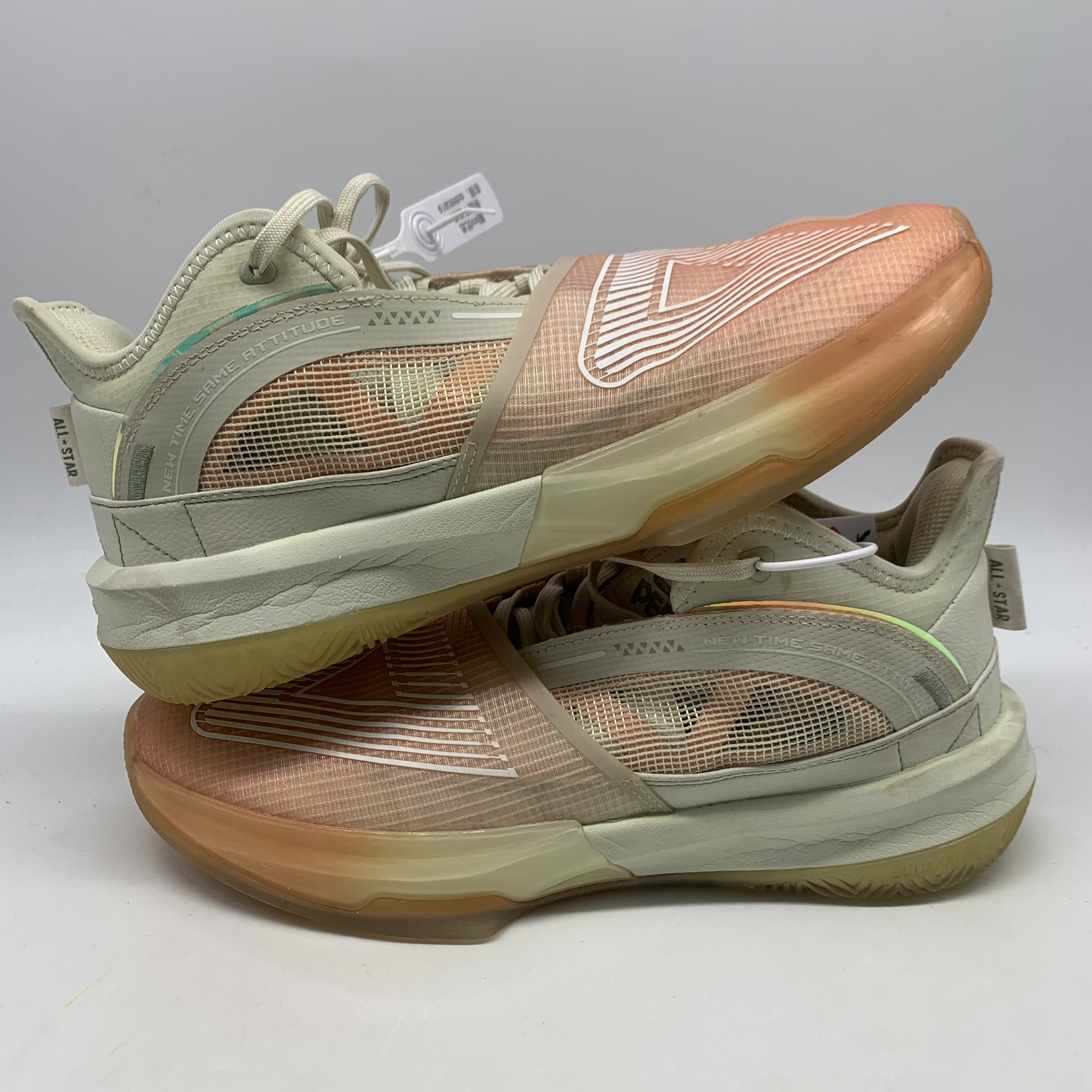 44码/匹克大三角/A700篮球鞋/95新无原盒/ET22977A玉粉