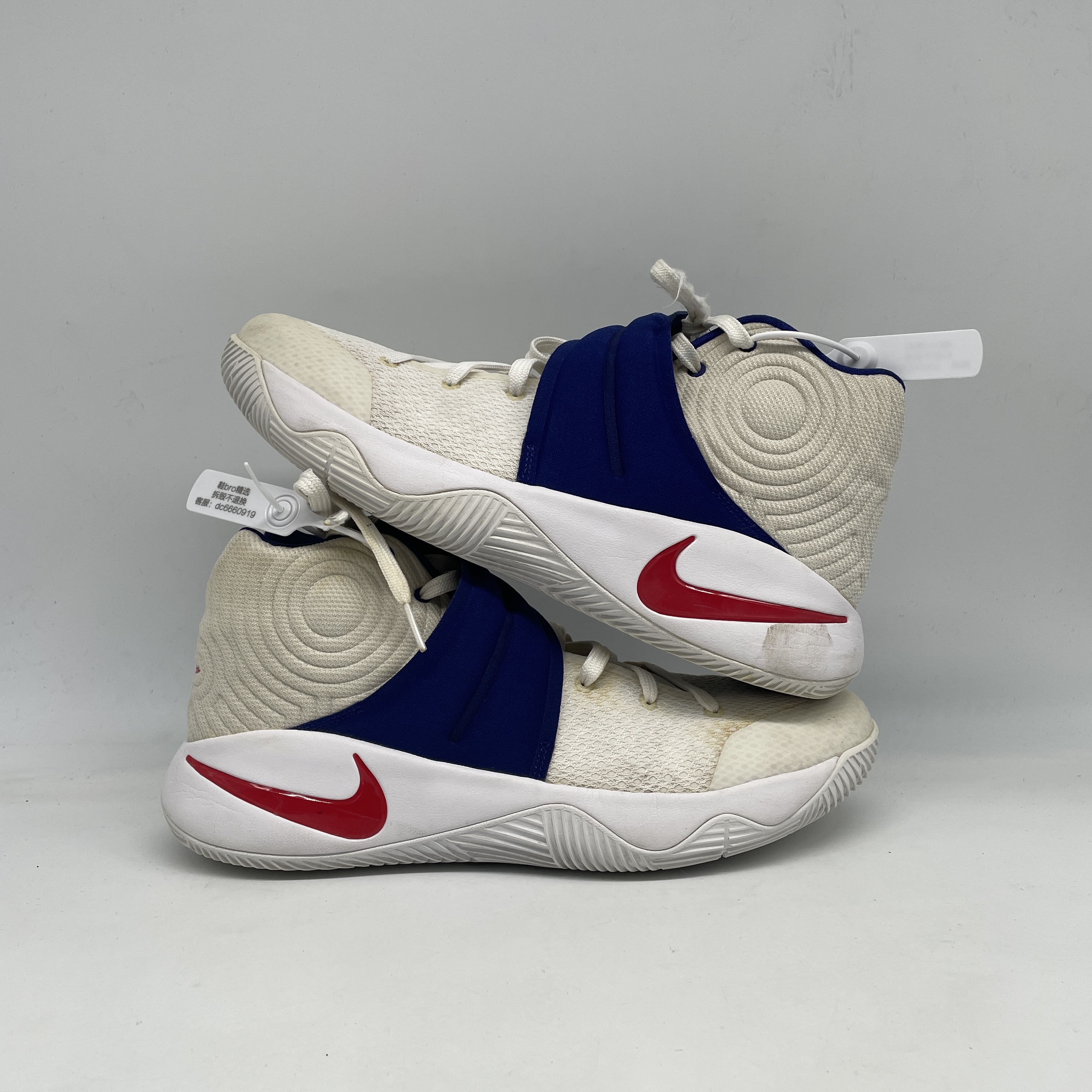 45码/欧文2白蓝/A541/篮球鞋/95新无原盒/819583-164