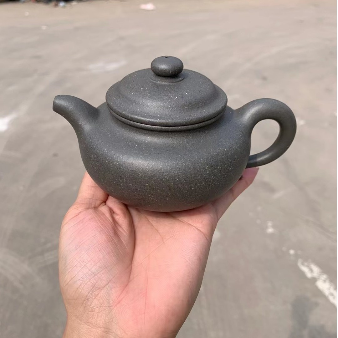 正宗矿标大水潭天青全手工高端私人定制系列茶壶