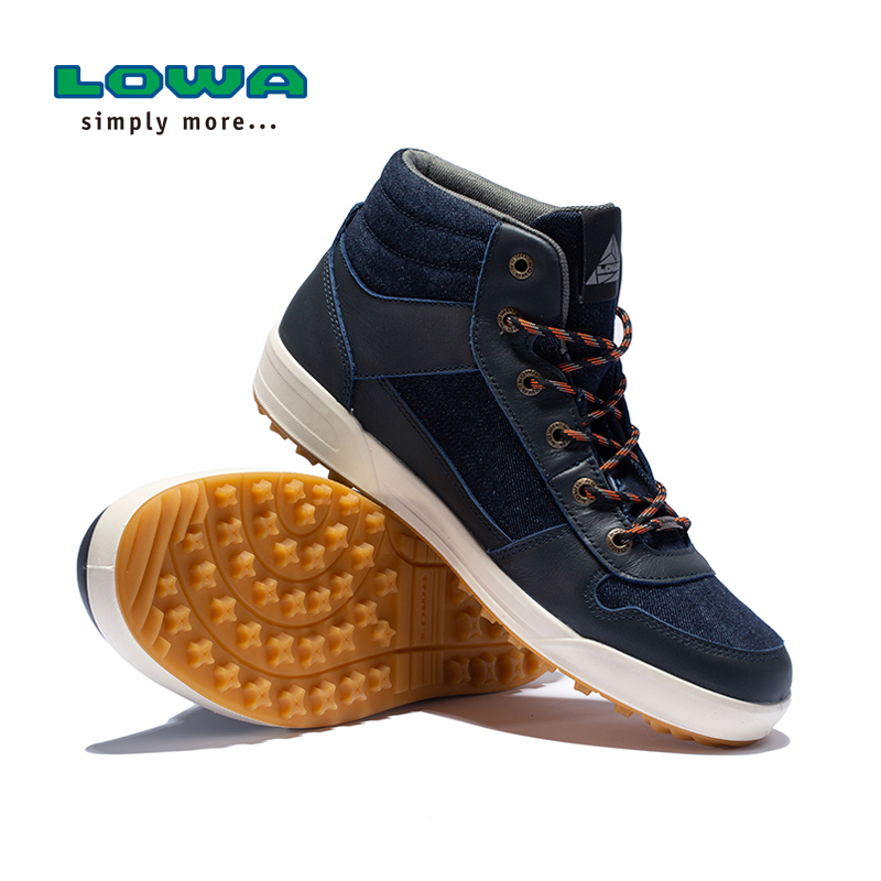 LOWA户外防水中帮休闲鞋男SEATTLE II GTX QC透气通勤皮鞋户外鞋