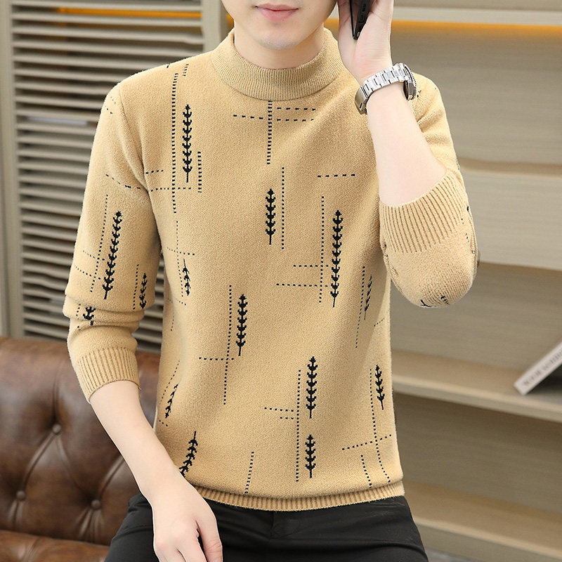 全新秋冬装青春流行高品质水毛衣长袖圆领套头衫