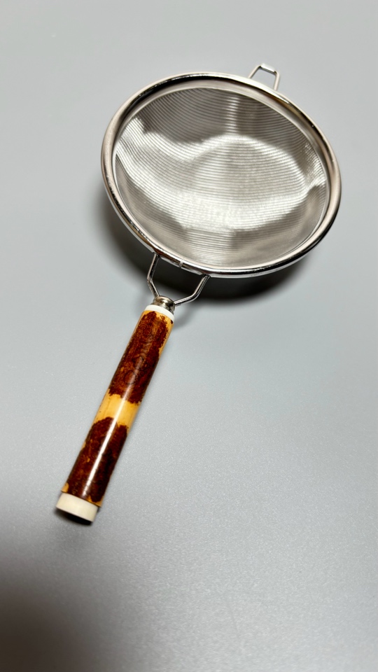 天然湘妃竹茶漏不锈钢过滤器茶叶过滤网