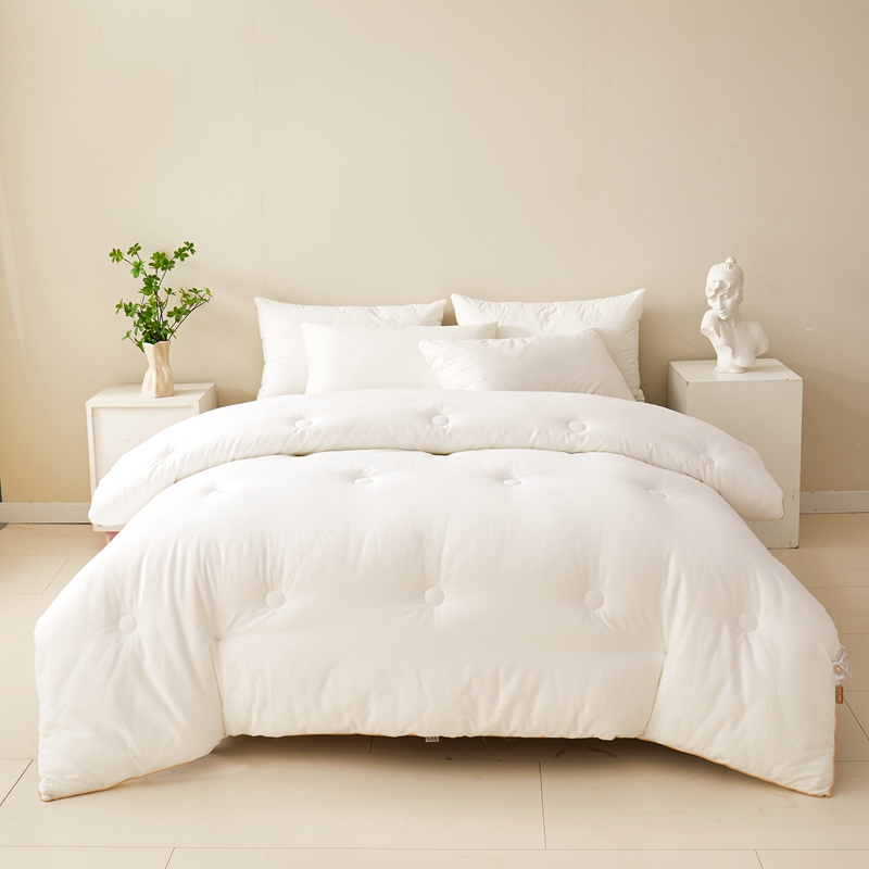 新疆长绒棉全棉填充大豆蛋白纤维冬被 柔软超柔秋冬被加厚酒店