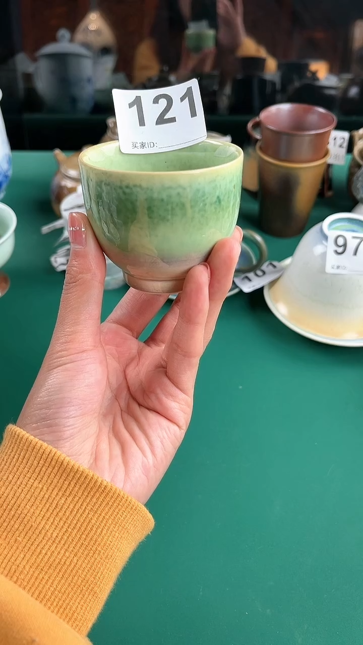 【闪购商品】原矿高温窑变茶杯121