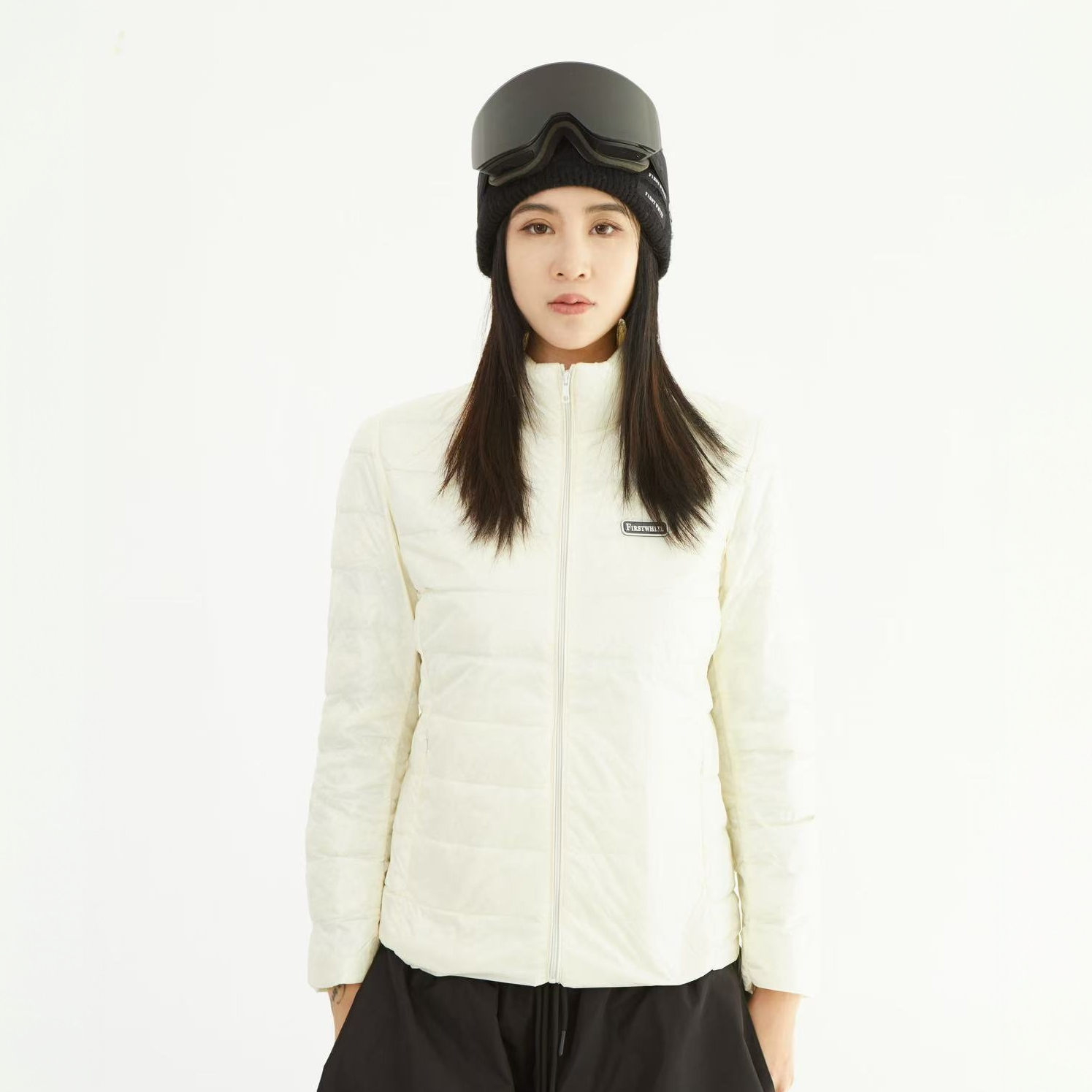 F1RSTWH1TE滑雪羽绒服中间层男女款内胆保暖羽绒衣轻薄蓬松冬季