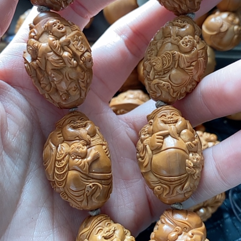 【闪购商品】橄榄核吊坠橄榄核2.2童子财神