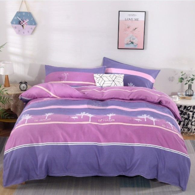 出口品质】被套单件被罩斜纹情侣单件套不起球双人被套学生简约