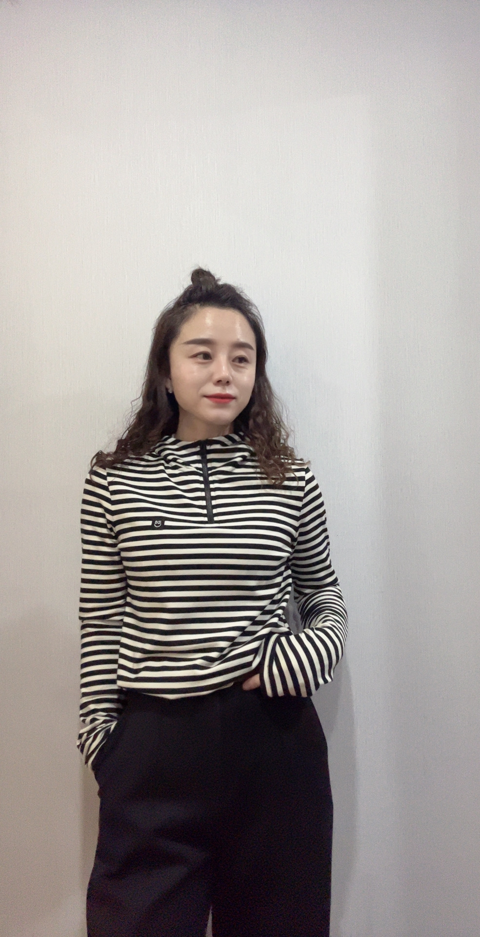 易缔媤条纹衫D33543A1033