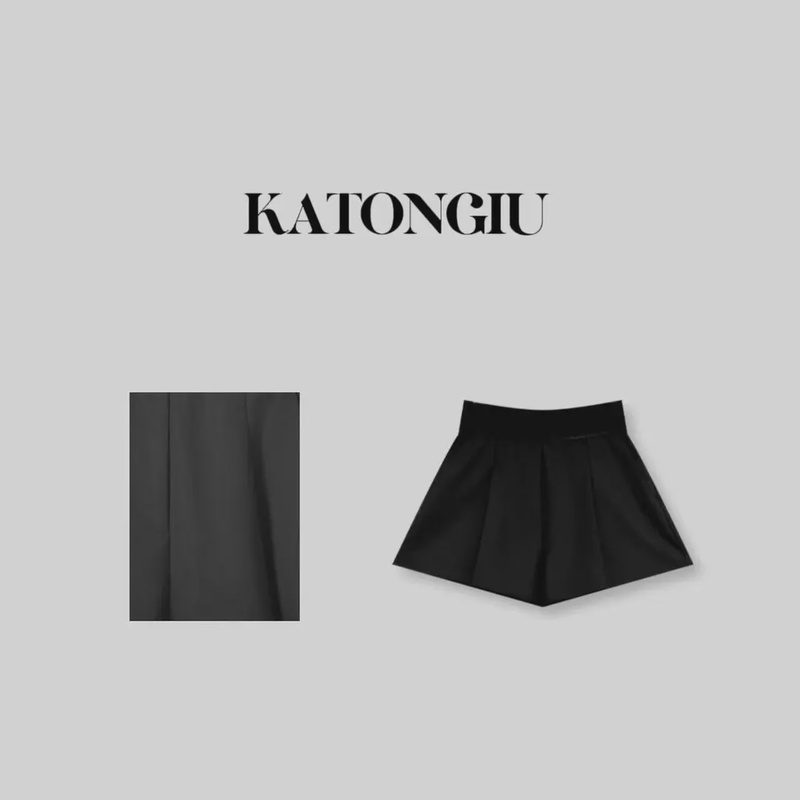 KATONGTU   夏季新款百搭时尚显瘦高腰休闲短裤    SF8390YN