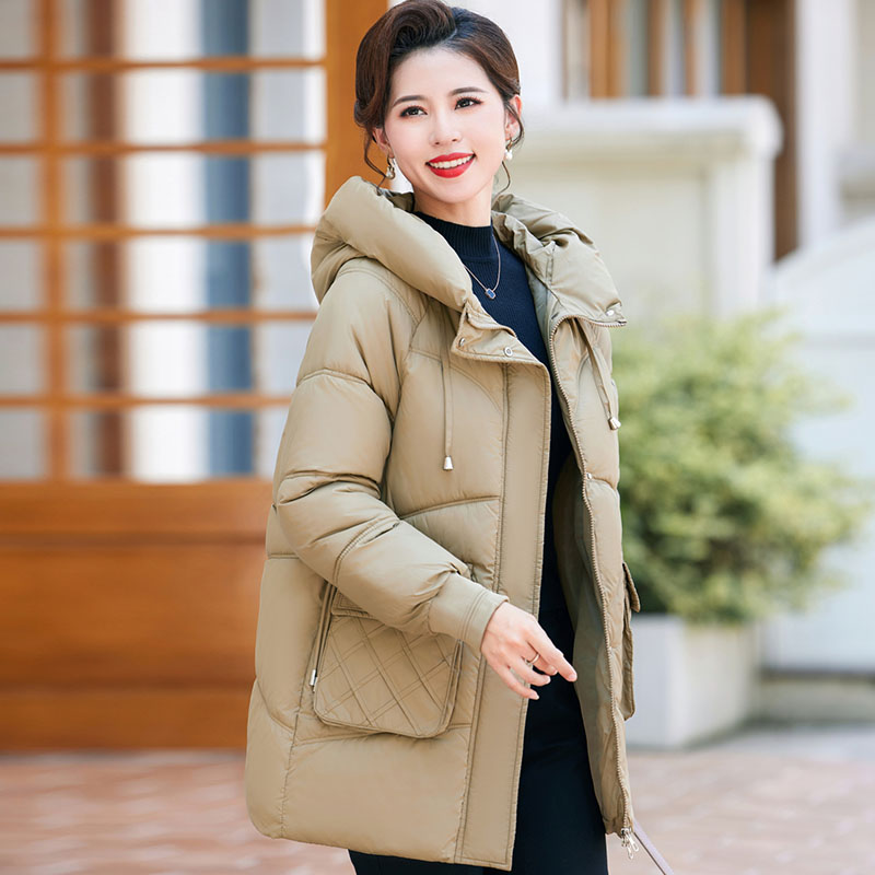 中年妈妈装冬装外套棉服中老年女装冬季棉衣新款母亲洋气衣服棉袄