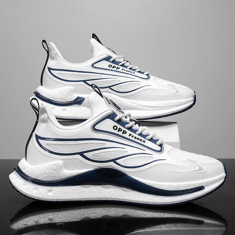 OPP/赫芭夏季新品轻奢减震时尚休闲透气网面男女情侣运动鞋
