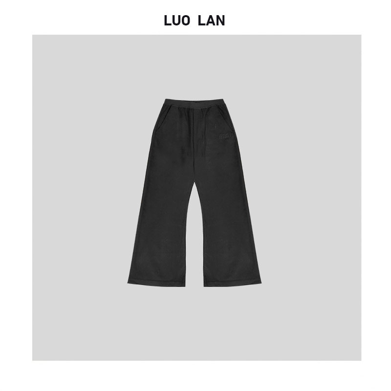 /////2024新款简约高腰显瘦微喇垂感弹力西裤 YLM0072