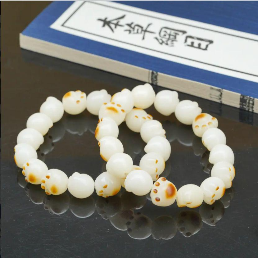 猫爪菩提手串【小北质检】ZH158X84【多样性】约12*13mm