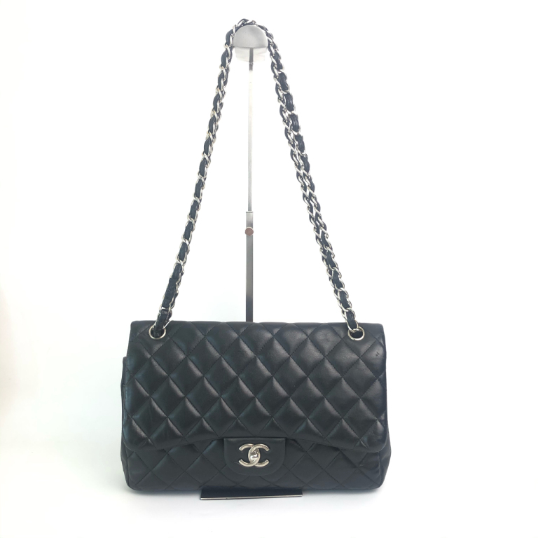 95新 Chanel/香奈儿 安洁利严选 CHANEL双盖Jumbo包WHZ16306H