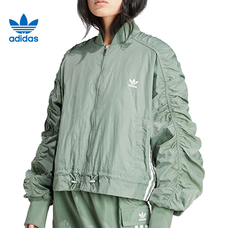 adidas阿迪达斯三叶草女子运动休闲夹克外套IY3421
