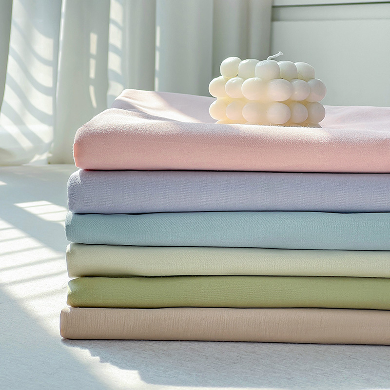 全棉床单单件水洗棉学生宿舍柔软单人床笠纯色床单亲肤