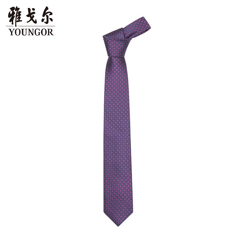 雅戈尔男士商务休闲职业经典百搭真丝领带729994