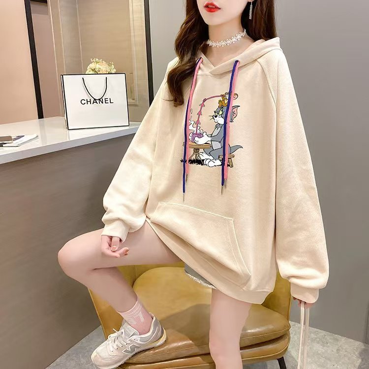 【主播推荐】韩版宽松时尚潮流卫衣情侣款圆领百搭纯棉简约款