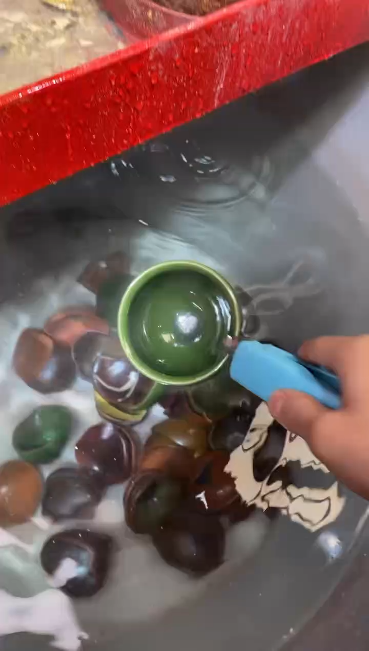 【闪购商品】瓷茶盏帝王绿将军1