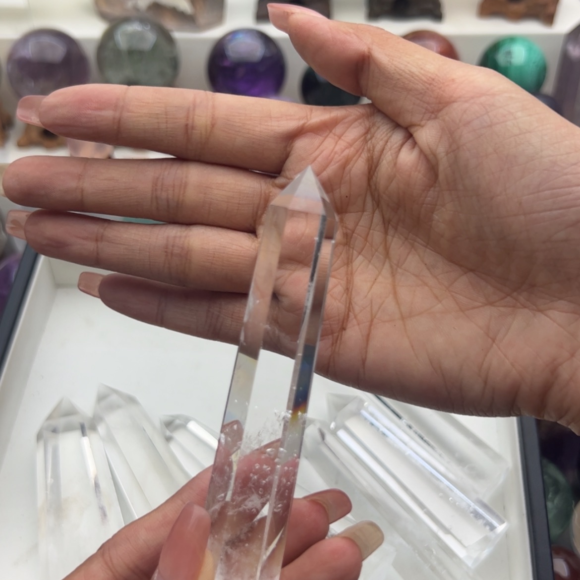 【闪购商品】水晶摆件未镶嵌龍白水晶