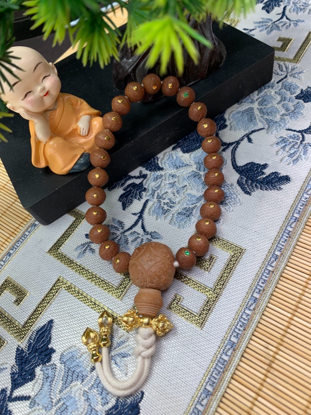 【尼泊尔小凤眼9.5mm】精挑同树24颗➕麒麟眼三通，一物一图