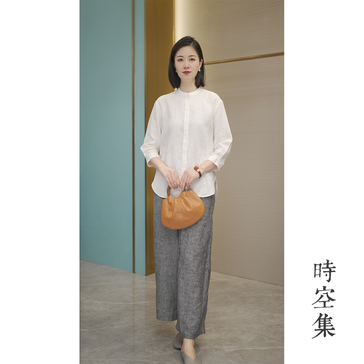 100%汉麻FS5H0016春季新款女士衬衫长袖遮阳透气气质衬衫女气质女