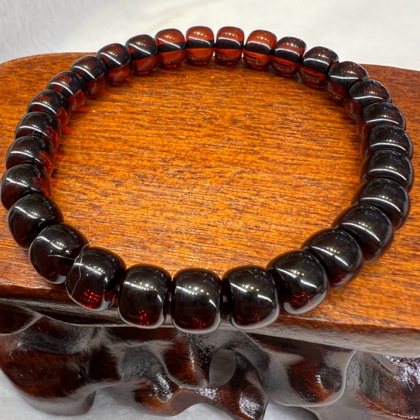 天然缅甸血珀7mm+精工老型素圈轻奢时间单圈百搭多样性发货发其一