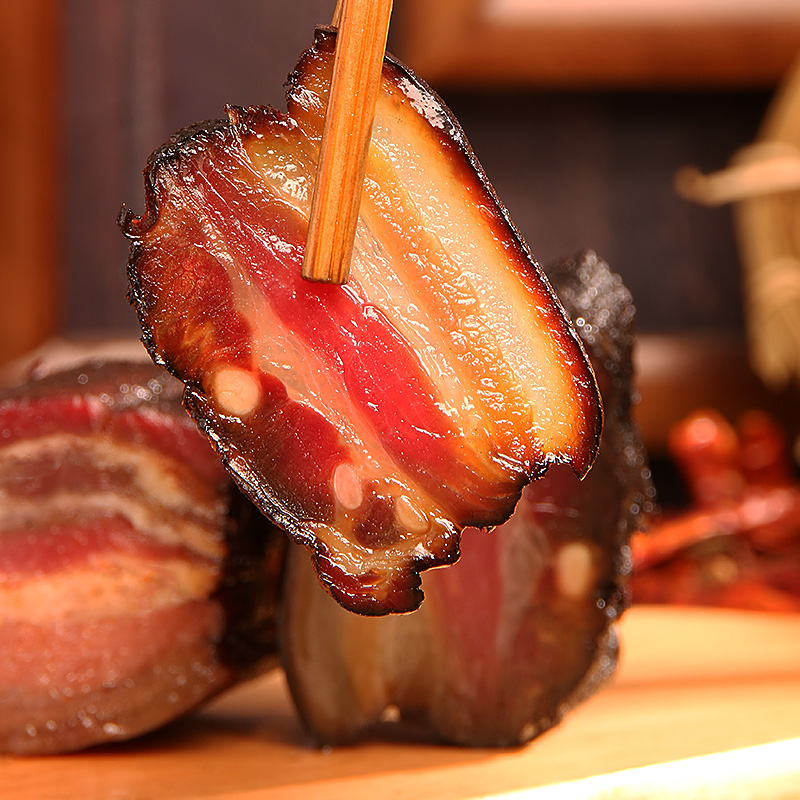 1-5斤 五花腊肉 B 柴火烟熏【已削皮】五花腊肉恩施非四川