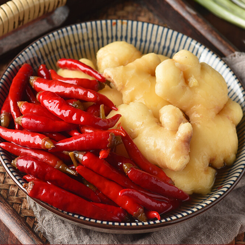 泡姜泡椒（酸姜酸辣椒）组合约200g/份