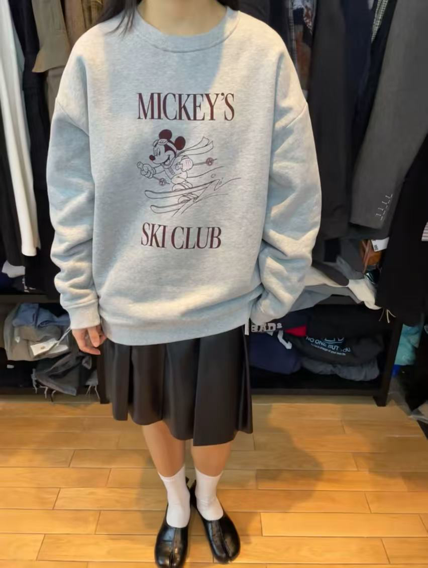 TRUST ME新款 简约干净加绒灰色卫衣