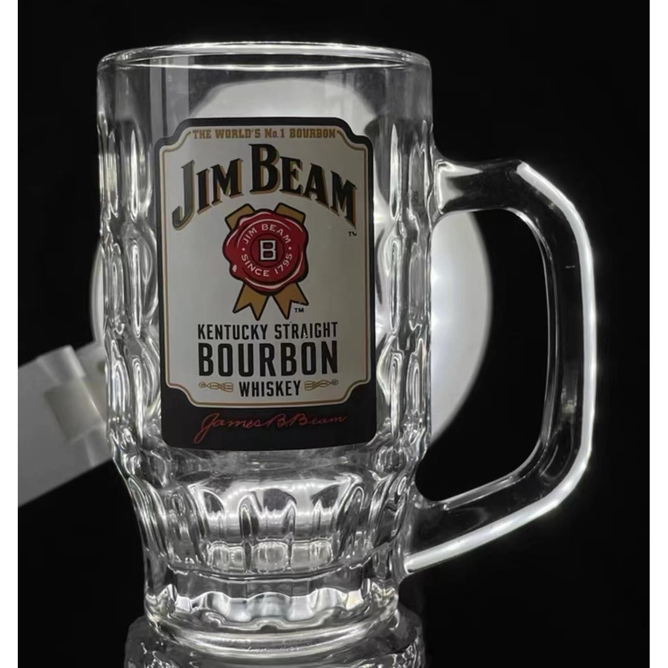 三得利Suntory白占边金宾嗨棒杯日式居酒屋烤肉店杯扎啤杯嗨棒杯