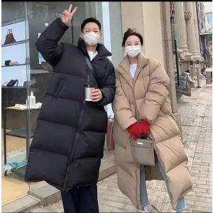 【小扬哥甄选】2023年新款大码棉服女冬季中长款韩版情侣加厚棉衣
