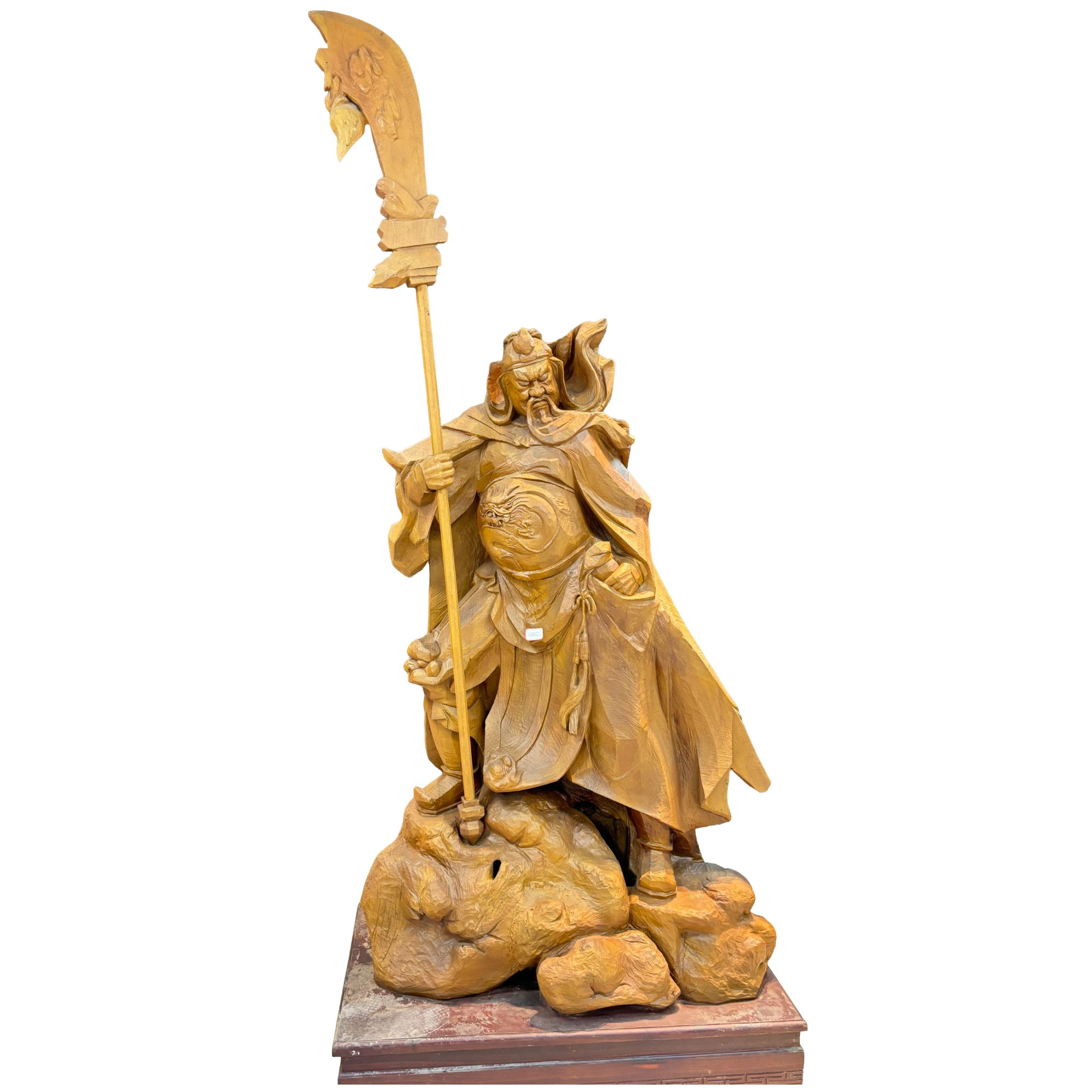 木雕工艺品摆件（关公）纯手工匠心技艺精细雕刻品