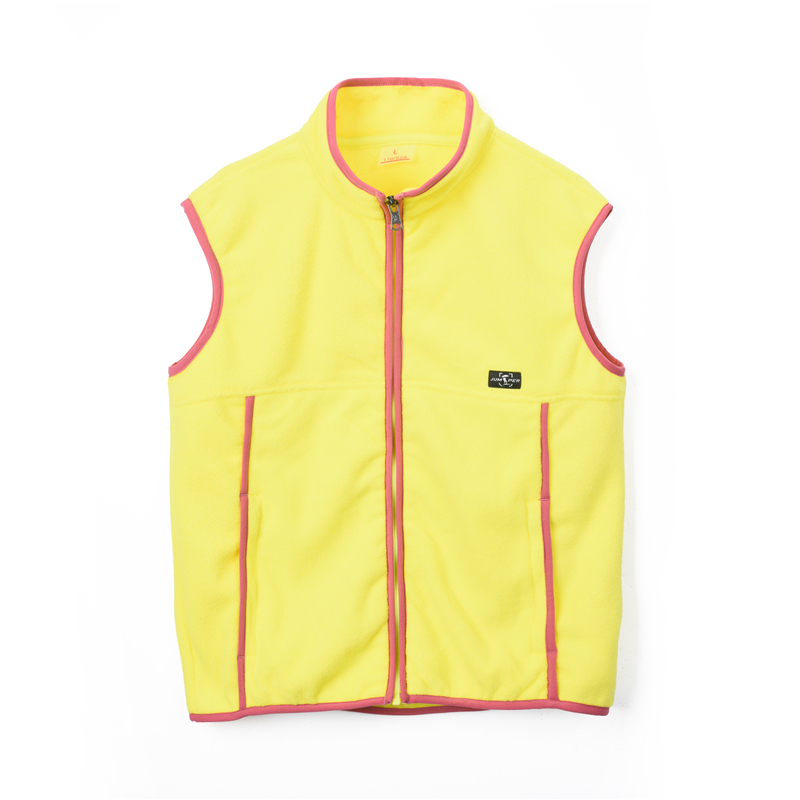 女款春秋户外运动抓绒立领马甲跑步保暖摇粒绒时尚休闲背心女款