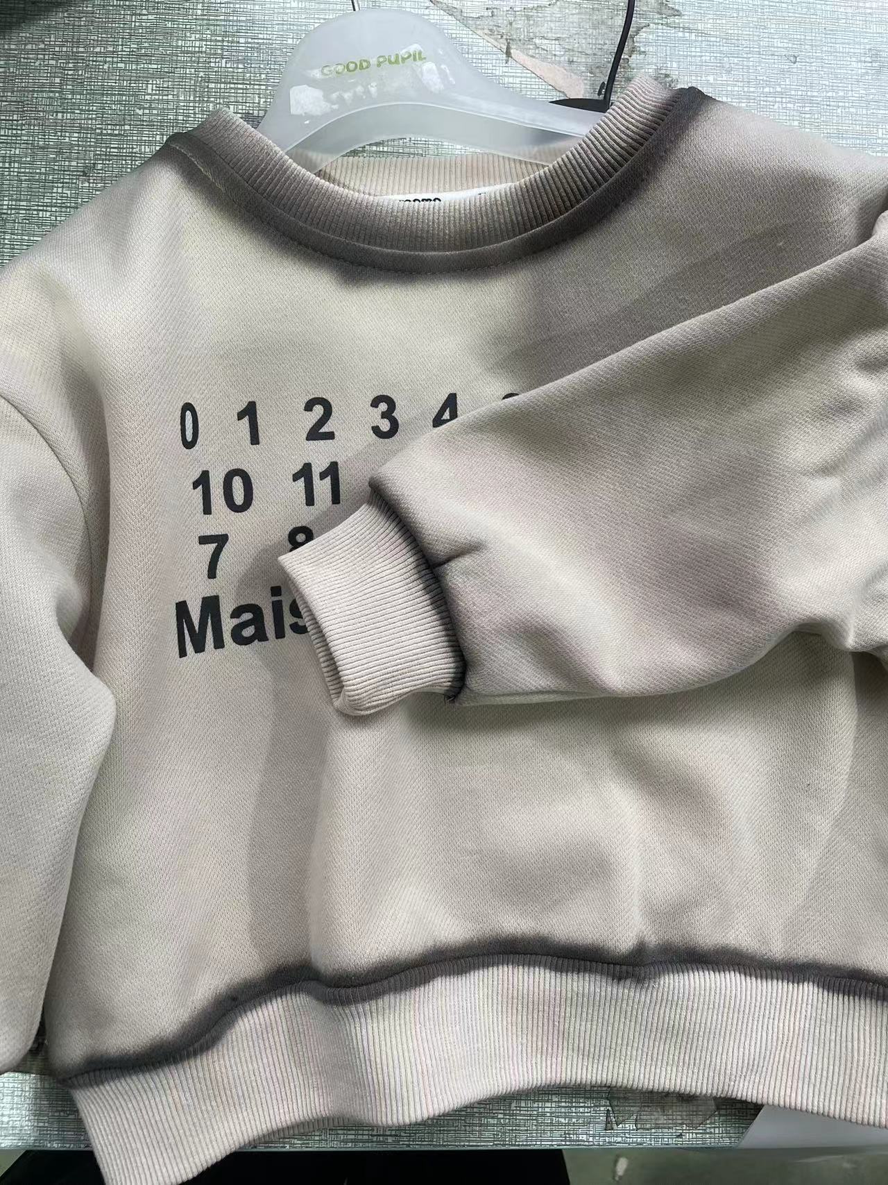 CM424男童秋冬款一体绒卫衣