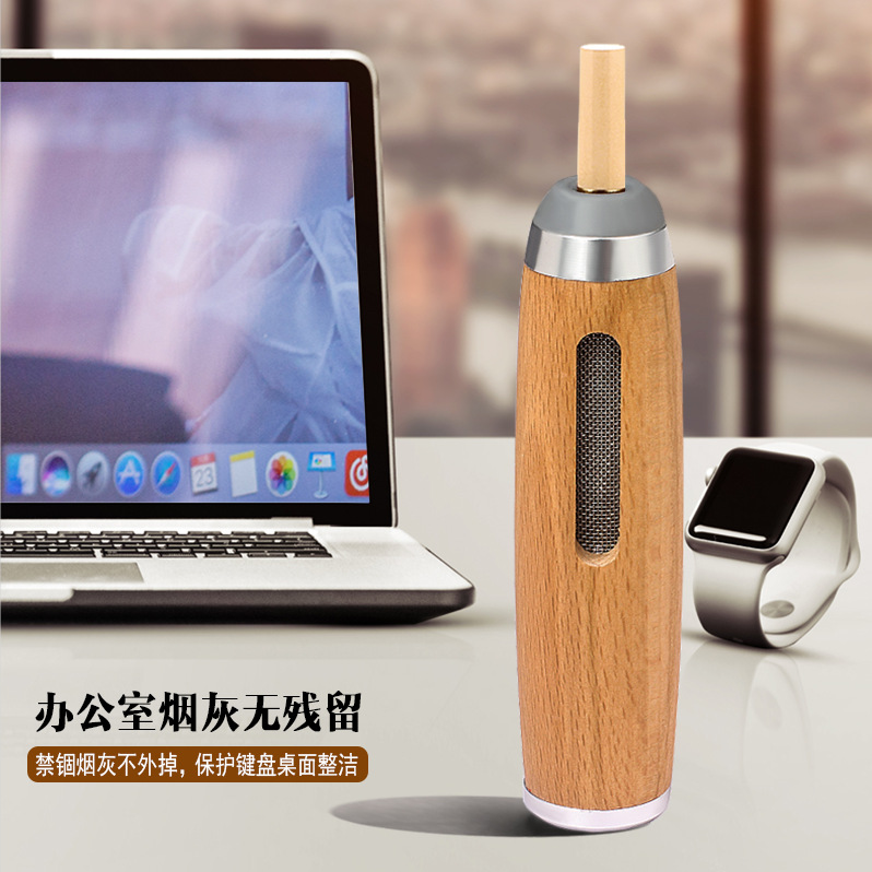 防摔电脑桌东鹏爆款免打孔贾冰不掉烟灰缸吸烟抽烟防飞灰免弹灰