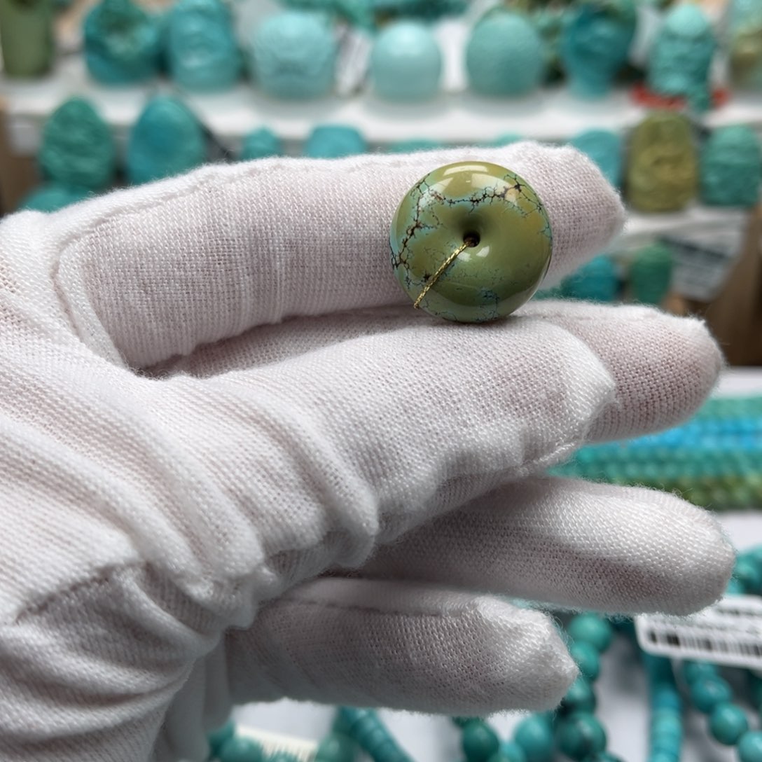 绿松石平安扣未镶嵌