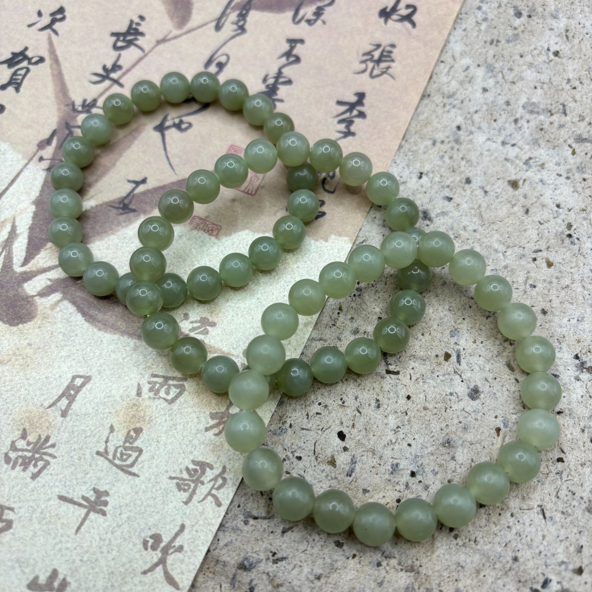 收藏·天然和田玉高冰晴水手串多样性发货（拍一发一）H161