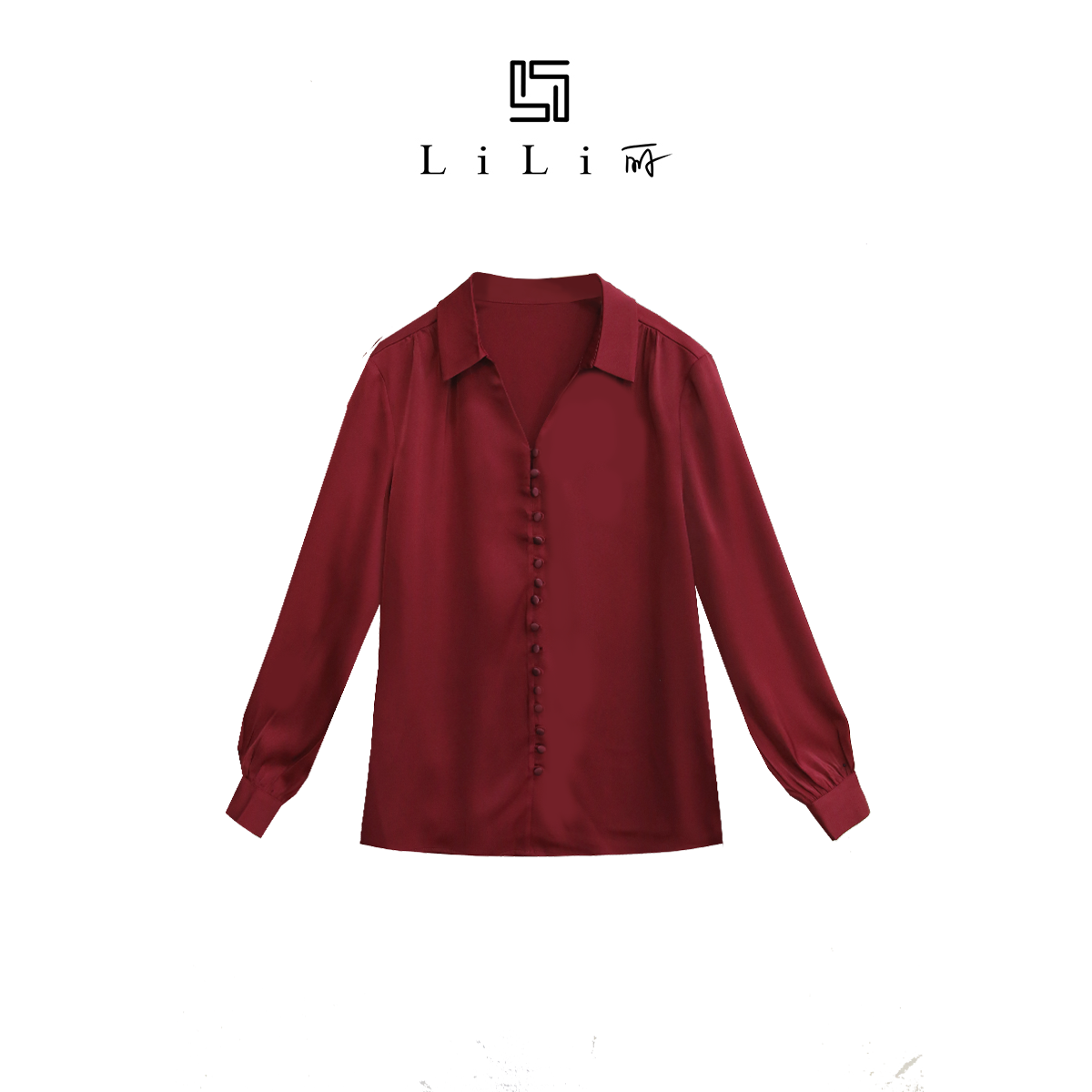 DALIART 乱世佳人 桑蚕丝宫廷风高级复古衬衫 DLTX608