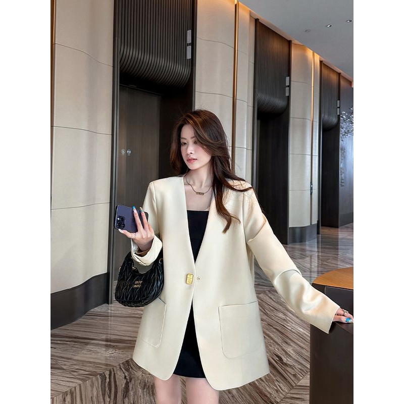 春秋职业外套2025女设计感小众上衣网红新款韩版西服西装休闲百搭