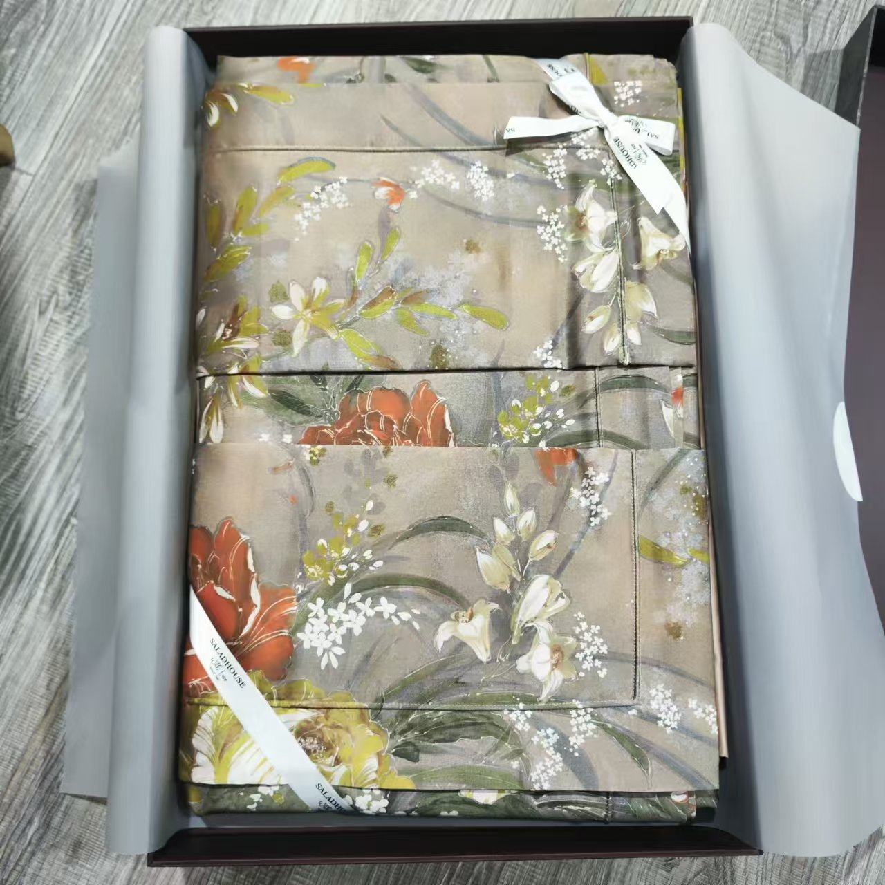 色拉房子160支进口埃及长绒棉高奢全棉四件套-尤兰达