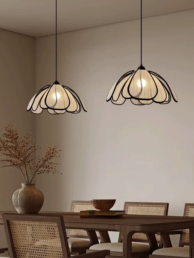 诧寂风吊灯客厅餐厅卧室民宿编织灯日式创意个性中灯具灯饰全套