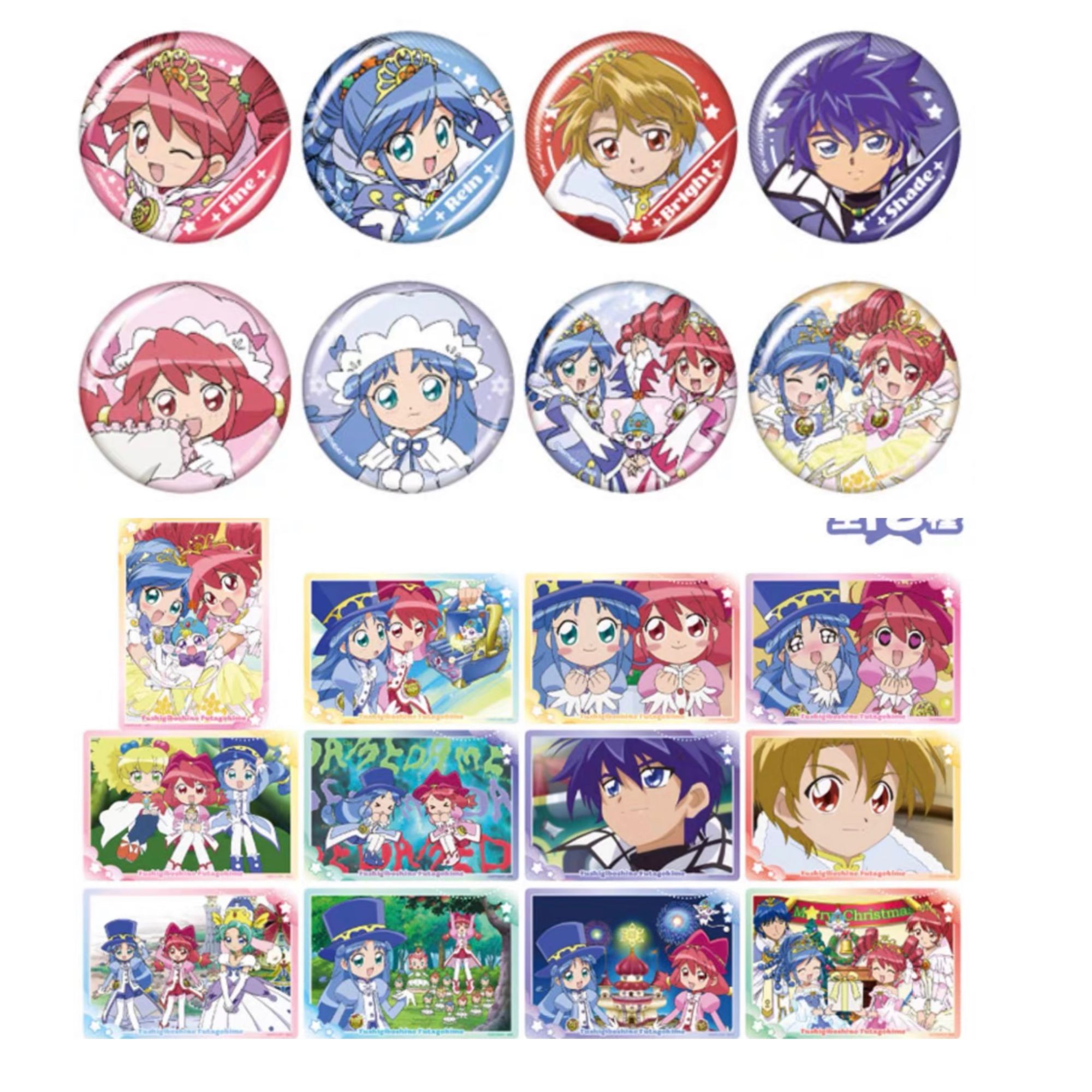 【双子星公主】天空树cafe场贩吧唧透卡特典 徽章盲盒代拆