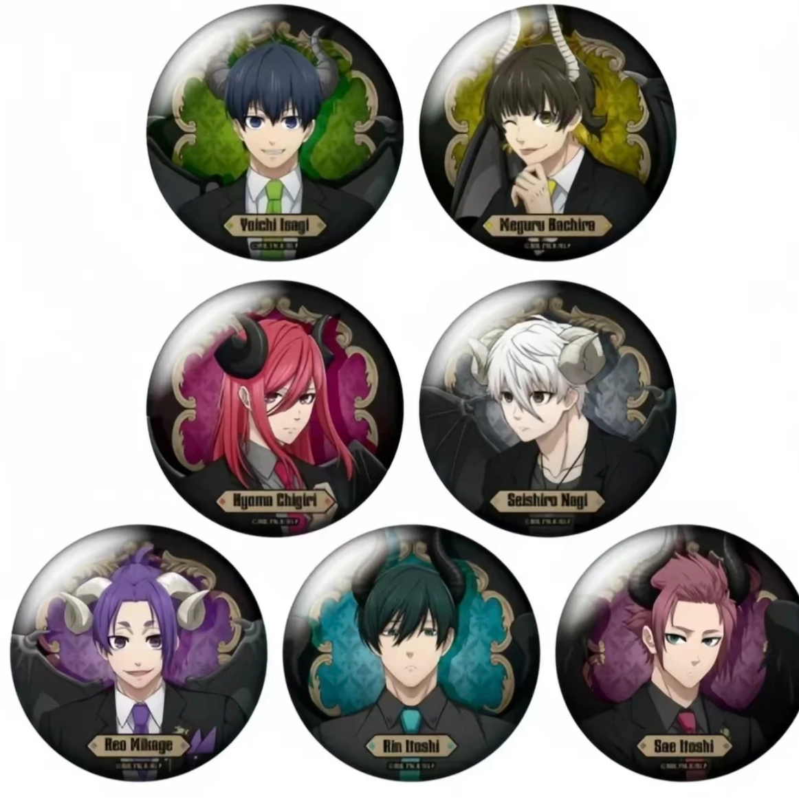 【蓝色监狱】 蓝锁七宗罪七大罪系列吧唧徽章 挂件盲盒（默认代拆）