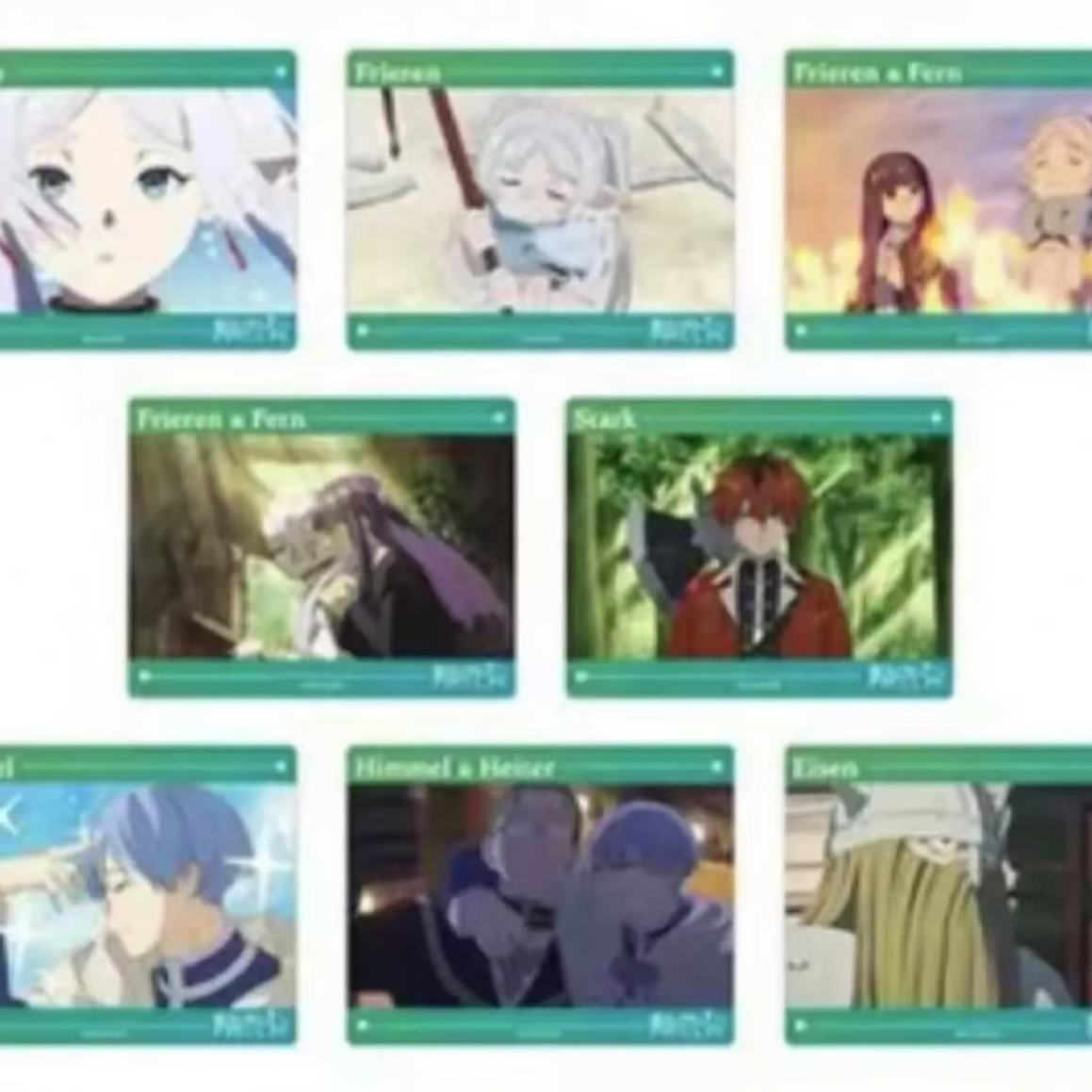 【葬送的芙莉莲】原画场面写 亚克力收藏小卡盲盒（默认代拆）