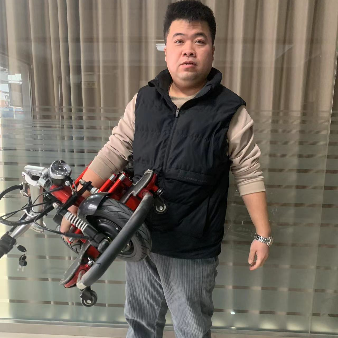 施乐辉品牌S1型号电动车减震前叉