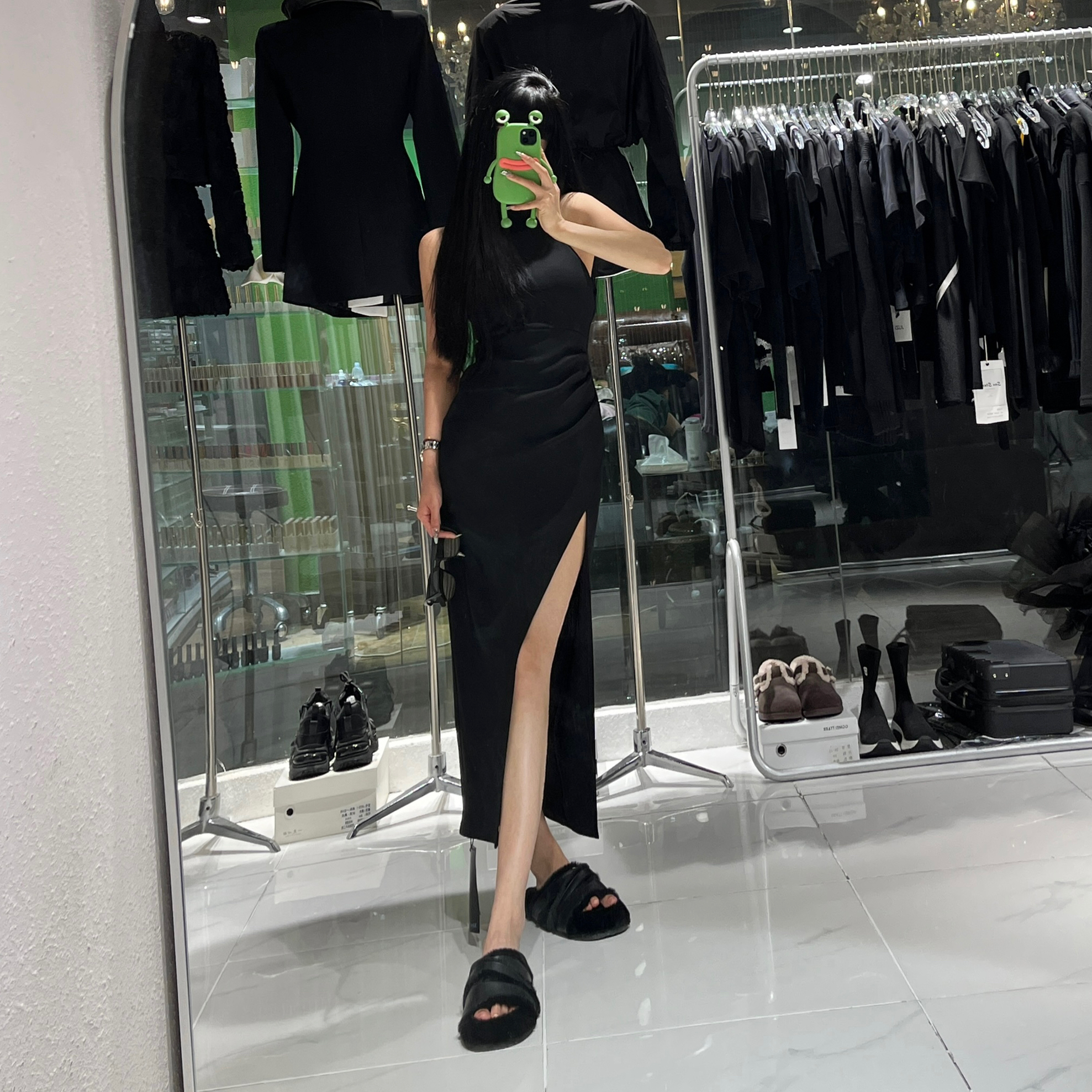 【妞妞家】小众设计师款气质显瘦连衣裙