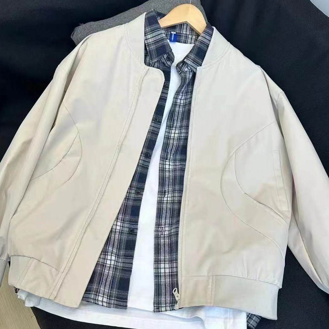 新款休闲棒球服加厚棉衣外套情侣款春秋冲锋男士男款洋气秋冬时尚